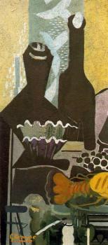 Georges Braque : Still life with lobster